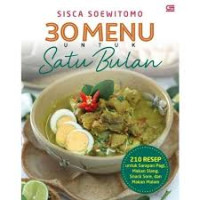 30 Menu untuk 1 Bulan