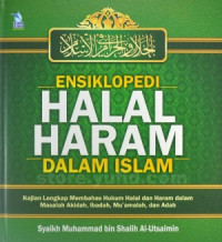 ENSIKLOPEDI HALAL HARAM DALAM ISLAM