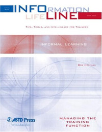 Information lifeline : Informal Learning managing the training function