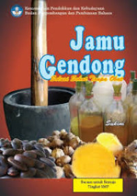 Jamu Gendong Solusi sehat tanpa obat