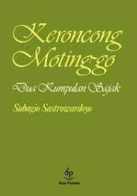 Keroncong Montinggo  dua kumpulan sajak